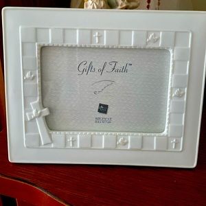 Ceramic picture frame